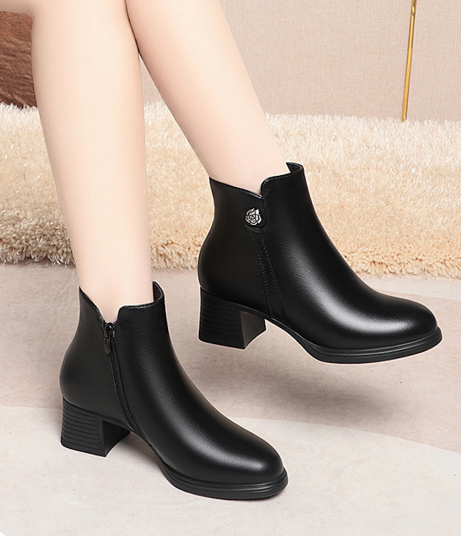 Avelora™ | Cowboy Ankle Boots