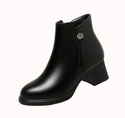Avelora™ | Cowboy Ankle Boots