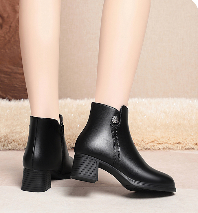 Avelora™ | Cowboy Ankle Boots